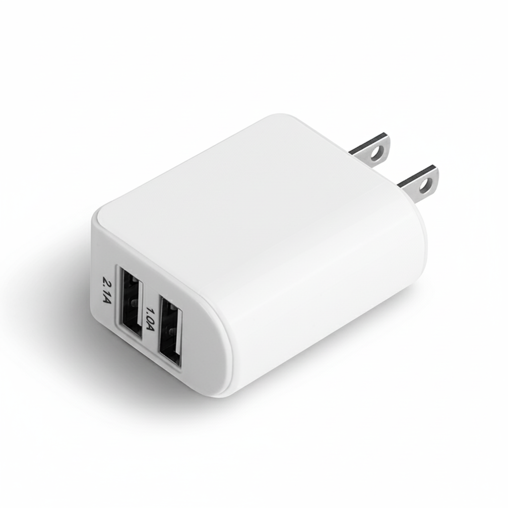 2-Port USB Adapter (US & CA Plug)